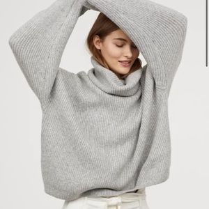 H&M Ribbed Turtleneck Sweater